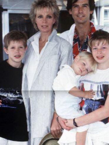 Christopher with his mother, father and siblings